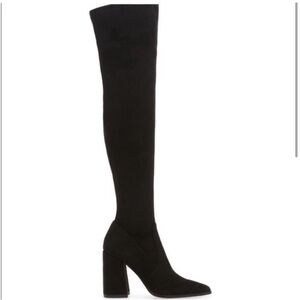 Steve Madden Black Over-the-Knee Boots